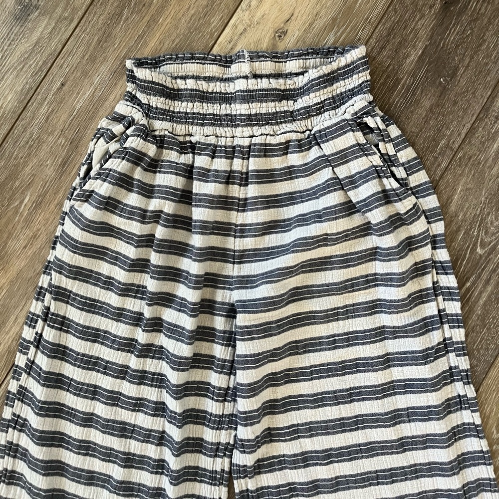 Aerie Linen Culotte Pants - Picture 2 of 8